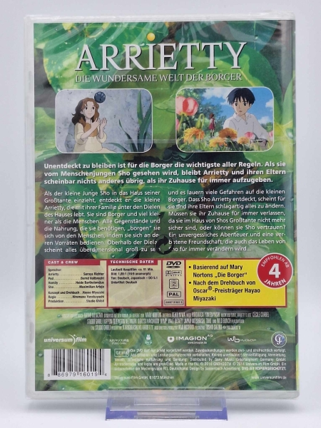Arrietty: Die wundersame Welt der Broger - NEU